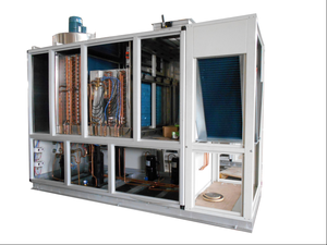 Pompe à chaleur refroidie par air sur mesure Récupération de chaleur de l'air Unité de traitement de l'air Moteur à courant alternatif 38KW Capacité de refroidissement pour la déshydratation de la transformation des aliments - Product Image 3