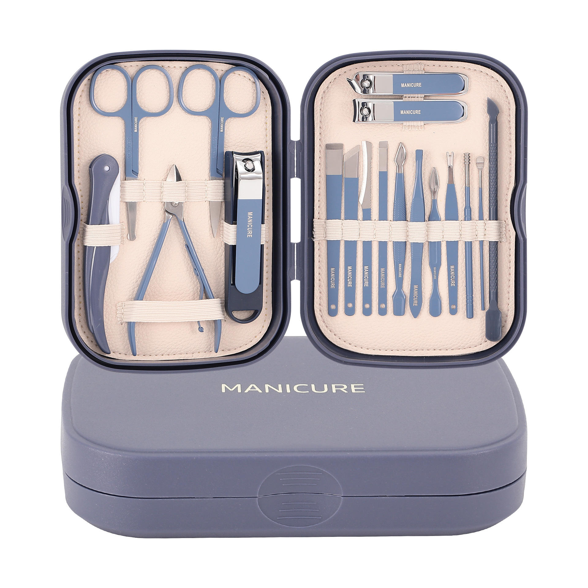 Ensemble 18 pièces bleu roi