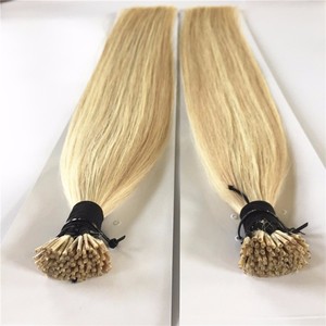 Cutícula estirada doble de alta calidad, queratina italiana alineada, extensiones de cabello humano Pre enlazadas I Tips - Product Image 6