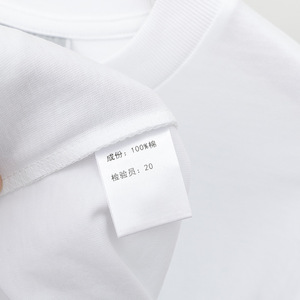 T-Shirt in cotone pesante oversize con collo stretto 270g t-Shirt in cotone da strada maglietta Unisex di alta qualità - Product Image 3