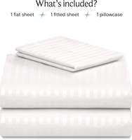 Parure de lit 4 pièces en coton 100% de haute qualité, 300 fils/cm², taille Queen, écologique, toutes saisons, parure de couette d'hôtel, parure de lit