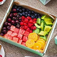 Boîte à pâtisserie pliante personnalisée avec fenêtre et poignée pour fruits, desserts, pique-niques, cadeaux, emballage alimentaire, boîtes à biscuits personnalisées