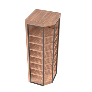 ชั้นวางสินค้าซุปเปอร์มาร์เก็ตแบบสองด้านอเนกประสงค์รุ่นใหม่ล่าสุด โครงสีน้ำเงินทันสมัย สำหรับจัดวางสินค้าในทางเดินเพื่อการจัดวางร้านค้าที่เหมาะสม - Product Image 2