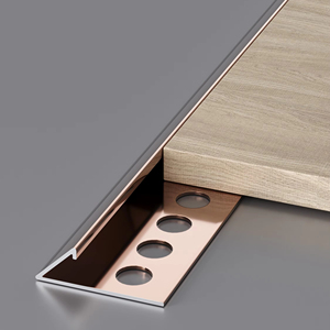 OEM fabbrica di piastrelle in acciaio inox angoli di Design moderno in metallo <span class=keywords><strong>angolo</strong></span> finiture per appartamento - Product Image 1