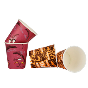 Wholesale Food Grade Paper Cup Disposable Paper Cups Single Wall Paper Cups
