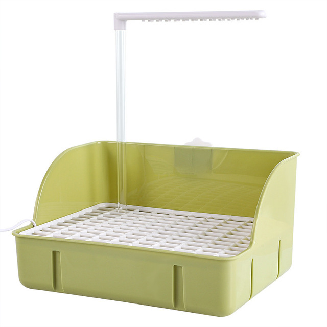 Parrot Bird Bath Automatic Circulation Rectangle Plastic Outdoor ZW5140 Model Small Sun Xuanfeng Starling Large Shower Tub