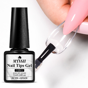 <span class=keywords><strong>Mtssii</strong></span> เล็บต่อเล็บแบบใส3 in 1ขนาด7มล. ศิลปะการทำเล็บแบบโปร่งใสกาวทาเล็บเจล - Product Image 1