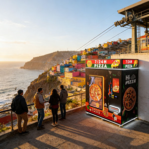 Máquina Expendedora de Pizza para Gimnasios y Centros de <span class=keywords><strong>Fitness</strong></span> con Opción de Comida Post-Entrenamiento y Pago sin Contacto - Product Image 1