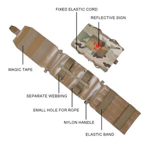 Pochette médicale tactique détachable en nylon 500D, camouflage original, trousse de premiers secours, pochette médicale tactique Molle pour ceinture tactique - Product Image 3