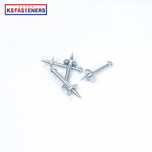 Clous de tir en béton galvanisé et bandes de charge Red Hit 6.8X11 S1JL, clous à poudre Nk 32 avec rondelle métallique pour pistolet - Product Image 2