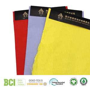 Ronghong GRS OCS Tissu antistatique 130x70 150GSM <span class=keywords><strong>65</strong></span>% Polyester 35% coton Finition de libération du sol et tissu de vêtements de travail antistatique - Product Image 4