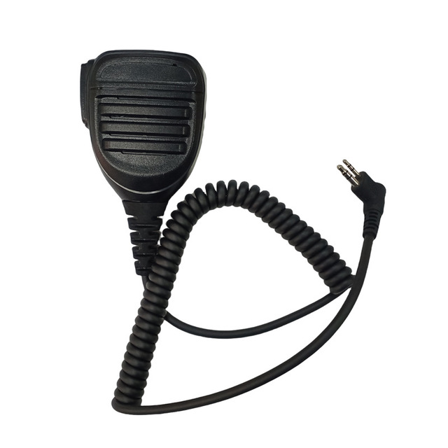 Walkie-Talkie Heavy Duty Handheld Remote Speaker Microphone Plastic Noise Cancelling Wireless Communication 120dB SPL