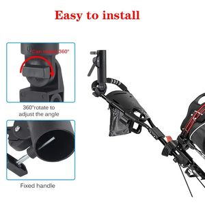 Support universel réglable pour parapluie de chariot de golf, pince de fixation pour parapluie de chariot de golf, poussette, fauteuil roulant - Support multi-usage - Product Image 5