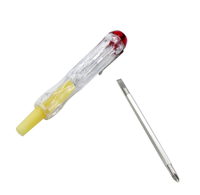 Doppelfunktions-Haushalts-Induktionskontaktprüfstift Elektrischer Messstift Doppelkopf-Mehrzweck-Kreuz-Flachkopf-Schraubendreher