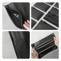 Sacs de rangement sous vide pour vêtements avec fermeture éclair recyclable, pochettes de compression étanches pour vêtements, organisateur réutilisable écologique