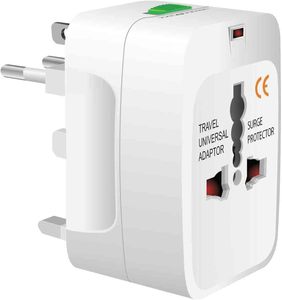 Adaptador de corriente <span class=keywords><strong>universal</strong></span> portátil mundial, convertidor de enchufe todo en uno enchufe de cargador de pared de viaje internacional fuera del país - Product Image 1
