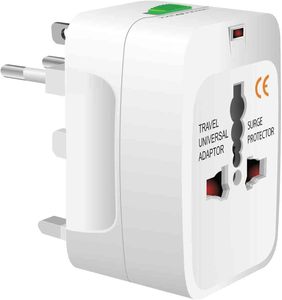 Worldwide Portable Universal Power Adapter, Plug Converter All in One International Out of Country Travel Wall Charger Plug