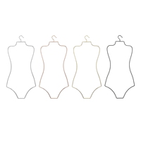 Suspension de maillot de bain en métal doré DS1593, porte-robe, pour dames