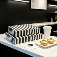 Boîte à pizza en carton ondulé SP3761 E ou B, impression intégrale, pour emporter