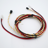 Panjang kustom 22-24 AWG Mini mikro JST PH kabel ekstensi tenun kawat Harness PVC PTFE PBT karet nilon isolasi untuk elektronik
