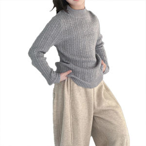 Pull doux et chaud à manches longues pour bébé fille, en maille douce et hypoallergénique, nouveau style 2026, vêtement enfant tendance et très élastique - Product Image 4