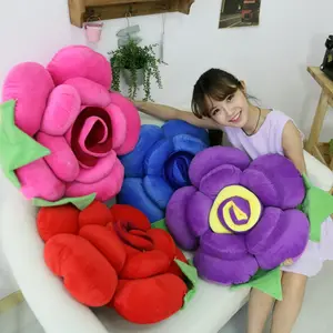 Criativo Rose Forma Almofadas Soft Plush Throw Pillow Flower Sofa Plush Pillow & Cushion