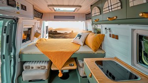 SAIC MAXUS V80 RV 2024 2.0 T <span class=keywords><strong>Caravane</strong></span> AMT avec générateur, panneau solaire, climatisation, salle de bain privée, lave-linge, réfrigérateur - Product Image 5