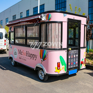Durable Electric Mobile Food Truck Multi Service For Beverage Snack Pizza Hot Dog Outdoor Park Mall Retail Operation - Product Image 3