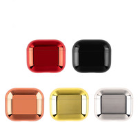 Étui de protection rigide en PC électroplaqué de luxe pour Airpods Pro 2, étui antichoc pour Airpods 5 4 3 2