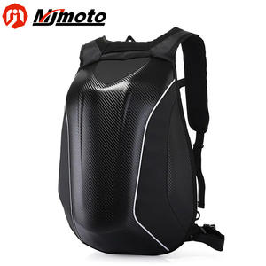 Mochila de Motocicleta con Patrón de Fibra de Carbono, Impermeable, Resistente, con Carcasa Rígida, para Casco Completo, Aventura al Aire Libre, Modelo WB-010 - Product Image 1