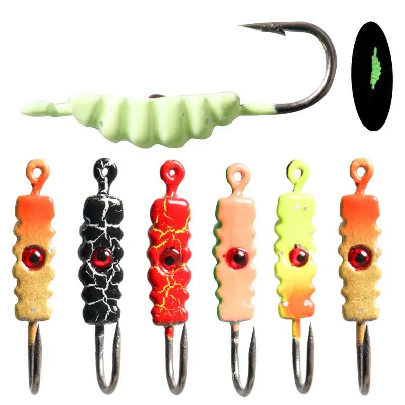 Factory Ice Fishing Jigs Ice Fishing Lures for Walleye Perch Jigs Heads for Ice Fishing Tackle Panfish Crappie Jigs