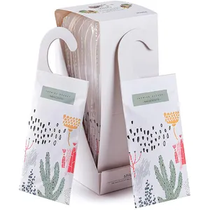 Mescente Sac de sachet de parfum d'arôme personnalisé de luxe de qualité supérieure, Sachets de sacs parfumés pour vêtements