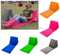Coussin de plage gonflable en PVC, design OEM Mart, pour le camping