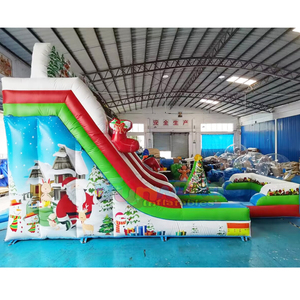 Outdoor large jumper bounce house toboggan gonflable inflatable christmas slide for kids - Product Image 5