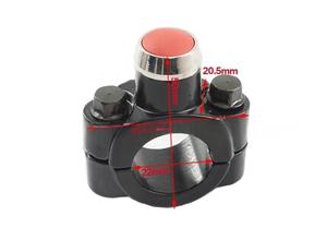 Pièces de moto, interrupteur de moto, interrupteur en alliage d'aluminium à réinitialisation automatique, démarrage, arrêt, klaxon, interrupteur d'alimentation - Product Image 3