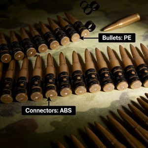 Cintura di Proiettili Finti da Cowboy per Halloween, 60 Pollici, Bandoliera Militare, Accessorio per Cosplay - Product Image 4