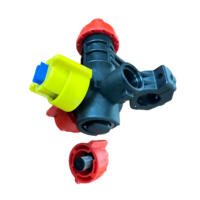 Boquilla pulverizadora agrícola antigrumeteo de abanico plano de liberación rápida para pulverizador de barra, tractor, dron, protección de plantas, accesorio de plástico
