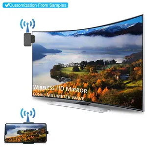 SIBOLAN Wireless HD video Transmitter and Receiver 60 ghz Millimeter wave technology 3.96Gbps / 5 Meter Support 1080P@60hz