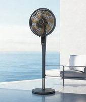 Luxuriöser 36-Gang Smart Standventilator mit Metallgehäuse, DC-Motor, Fernbedienung, Oszillation, Energieeffizienz, Antibakteriell, Höhenverstellbar