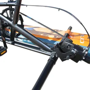 2023 laris sepeda air tiup luar ruangan mengambang oranye untuk 2 dewasa