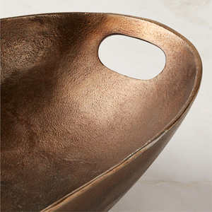 ชามตกแต่งอะลูมิเนียมหล่อขนาดใหญ่ - Product Image 3