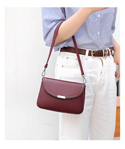 Nuevo Bolso Bandolera con Solapa para Mujer, Color Sólido, PU, Bolso de Mano para Dama, Moderno, de Lujo, de Diseñador, Bolso de Hombro Individual - Product Image 3