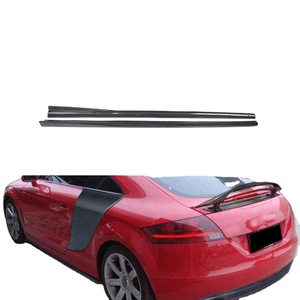 Jupes latérales de voiture en Fiber de carbone, pour <span class=keywords><strong>AUDI</strong></span> <span class=keywords><strong>TT</strong></span>, <span class=keywords><strong>8J</strong></span>, <span class=keywords><strong>MK2</strong></span> coupé 2 portes, 2008 — 2011, 2 pièces - Product Image 1