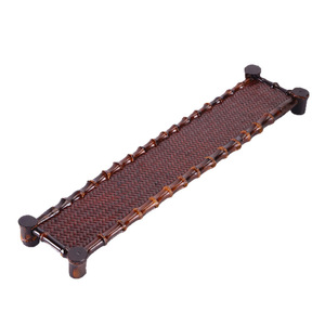 Bamboo Tea <b>Tray</b> Rectangular Foldable Collapsible <b>Large</b> For Tableware Traditional Chinese Design - Product Image 5