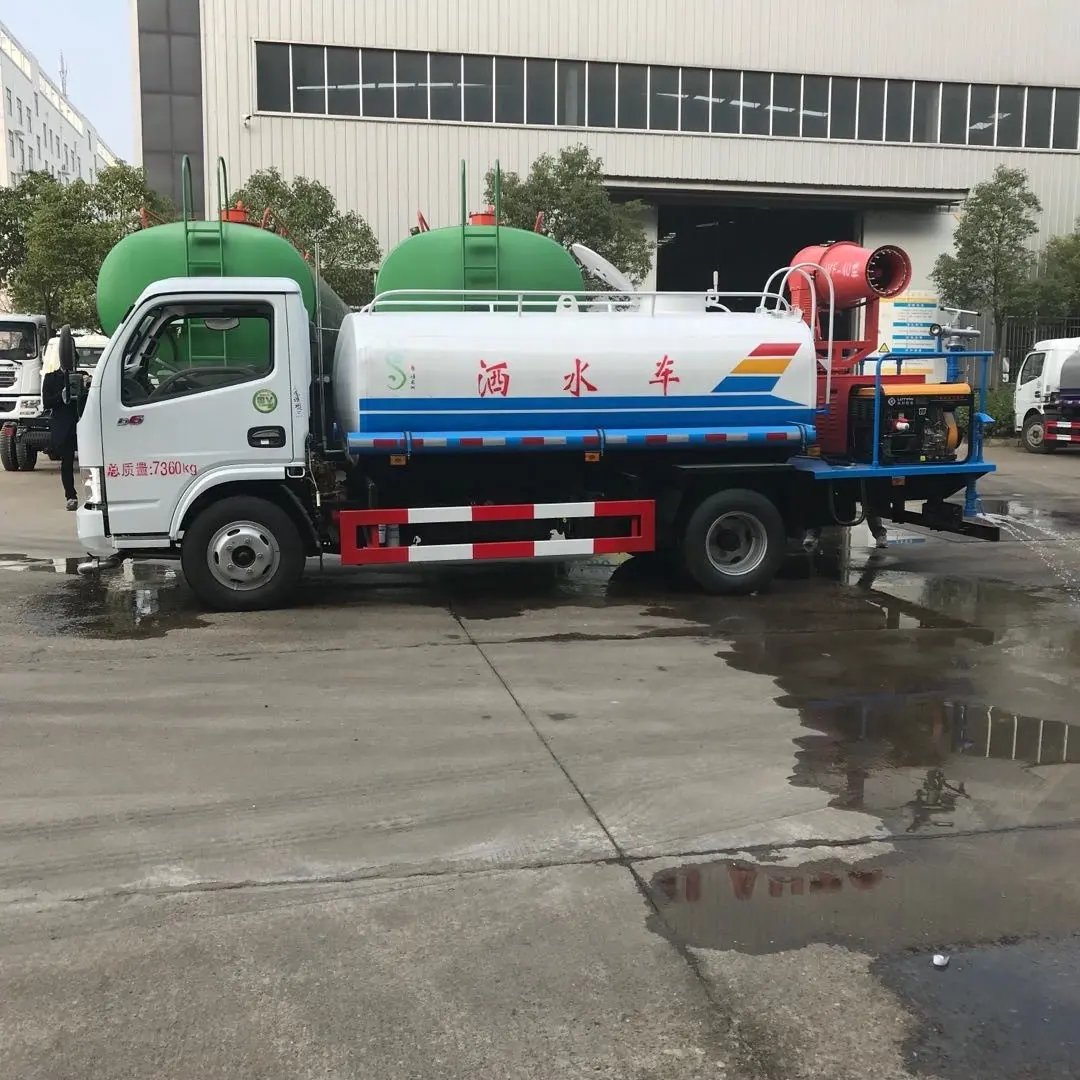5 tonluk toz bastırma kamyonu araç su yağmurlama su sis topu püskürtücü kamyon