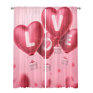 factory wholesale Pink window coverings Pink curtains Pink four-piece suite Pink room decor