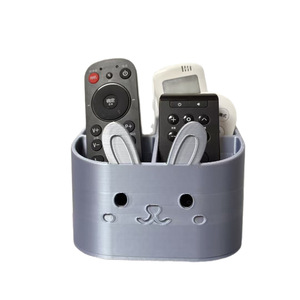 Cute Cat Remote Control Storage Box Desktop Organizer Plastic Single Tier Living Room Use - Product Image 5