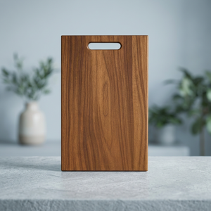 Tabla de Cortar Rectangular de Madera de Teca Ecológica con Mango de Madera, Utensilios de Cocina para Servir Verduras y Queso - Product Image 4