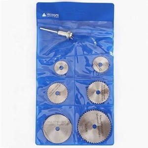 Disco de sierra Circular de Metal de 7 piezas, cuchillas de rueda, vástago de acero de alta velocidad, Mini hojas de sierra con mandriles, taladro, almacén, recorte de madera rotativo - Product Image 5