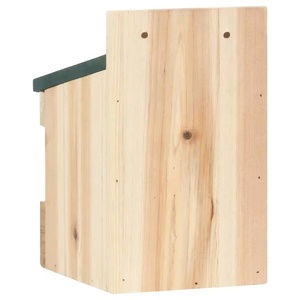 Vogelhuisjes voor buiten met metalen roofdierbeveiliging voor blauwleeuwerik, kwartel, zwaluw, vink, houten vogelhuisje - Product Image 4
